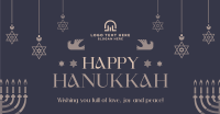 Hanukkah Candelabra Facebook ad Image Preview