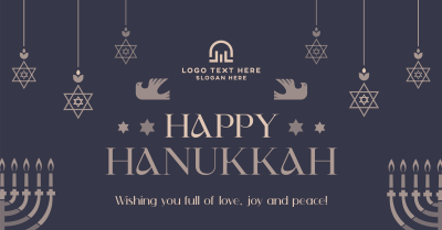Hanukkah Candelabra Facebook ad Image Preview