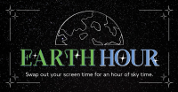 Earth Hour Sky Facebook Ad Design