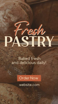 Rustic Pastry Bakery Instagram Reel Image Preview