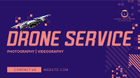 Drone Camera Service Facebook Event Cover Design