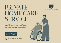 Giving Care Postcard Design