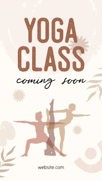 Yoga Class Coming Soon Instagram story Image Preview