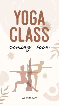 Yoga Class Coming Soon Instagram Story Design