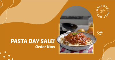 Pasta Day Sale Facebook ad Image Preview