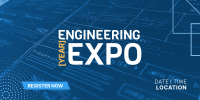 Engineering Expo Twitter Post Design