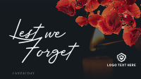 Red Poppies Anzac Day Animation Design