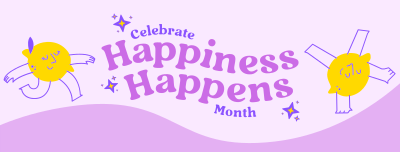 Celebrate Happiness Month Facebook cover Image Preview