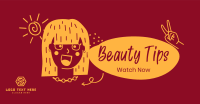 Beauty Cute Tips Facebook Ad Design