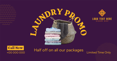 Laundry Delivery Promo Facebook ad Image Preview