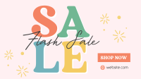 Quirky Flash Sale Facebook Event Cover Design