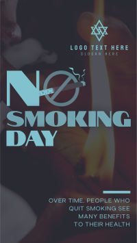 Sleek Non Smoking Day YouTube short Image Preview
