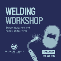 Welding Workshop Linkedin Post Design