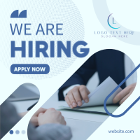 Modern Corporate We Are Hiring Instagram Post Preview