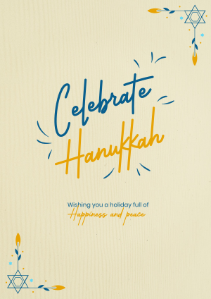 Hanukkah Holiday Flyer Image Preview