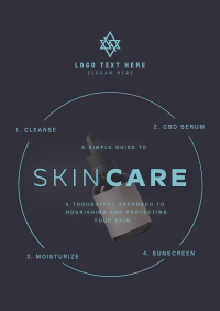 Minimalist Skin Care Routine Poster Preview