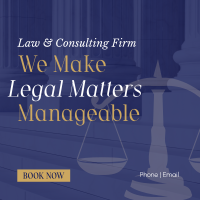 Making Legal Matters Manageable Linkedin Post Image Preview