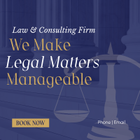 Making Legal Matters Manageable Linkedin Post Image Preview