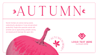 Autumn Pumpkin Facebook Event Cover Design