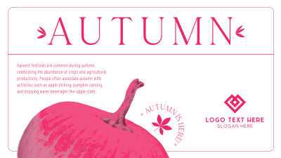 Autumn Pumpkin Facebook event cover Image Preview