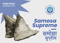 Supreme Samosa Postcard Image Preview