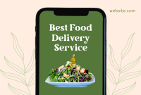 Healthy Delivery Pinterest Cover Design
