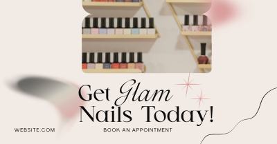 Salon Glam Nails Facebook ad Image Preview