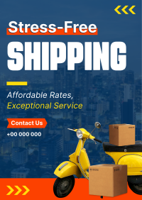 Stress Free Delivery Flyer Image Preview