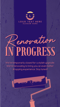 Renovation In Progress TikTok video Image Preview