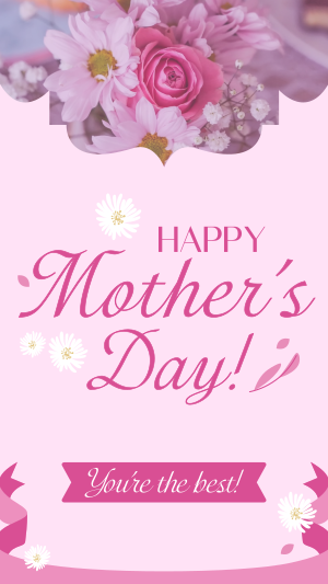 Mother's Day Lovely Bouquet Facebook story Image Preview