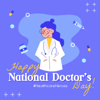 Doctors' Day Celebration Instagram Post Design