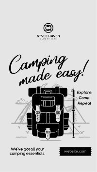 Camping made easy Video Image Preview