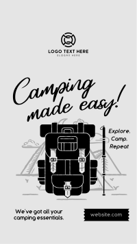 Camping made easy TikTok Video Preview