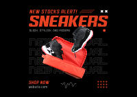 New Kicks Alert Postcard Image Preview