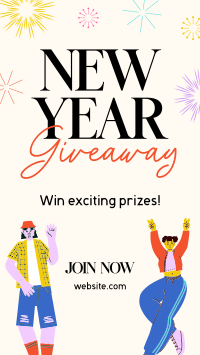 New Year's Giveaway YouTube short Image Preview