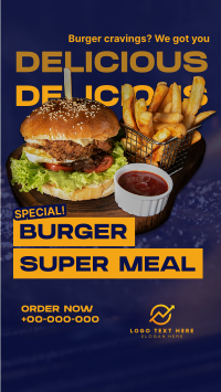 Special Burger Meal TikTok video Image Preview