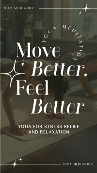 Modern Feel Better Yoga Meditation Video Image Preview