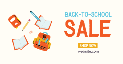 Fantastic School Sale Facebook ad Image Preview