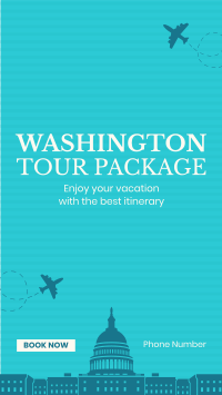 Washington Travel Package Facebook story Image Preview