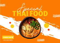 Thai Flavour Postcard Design