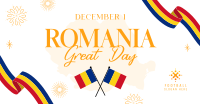 Romanian Great Day Facebook Ad Design