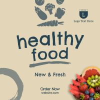 Fresh Healthy Foods Instagram post Image Preview