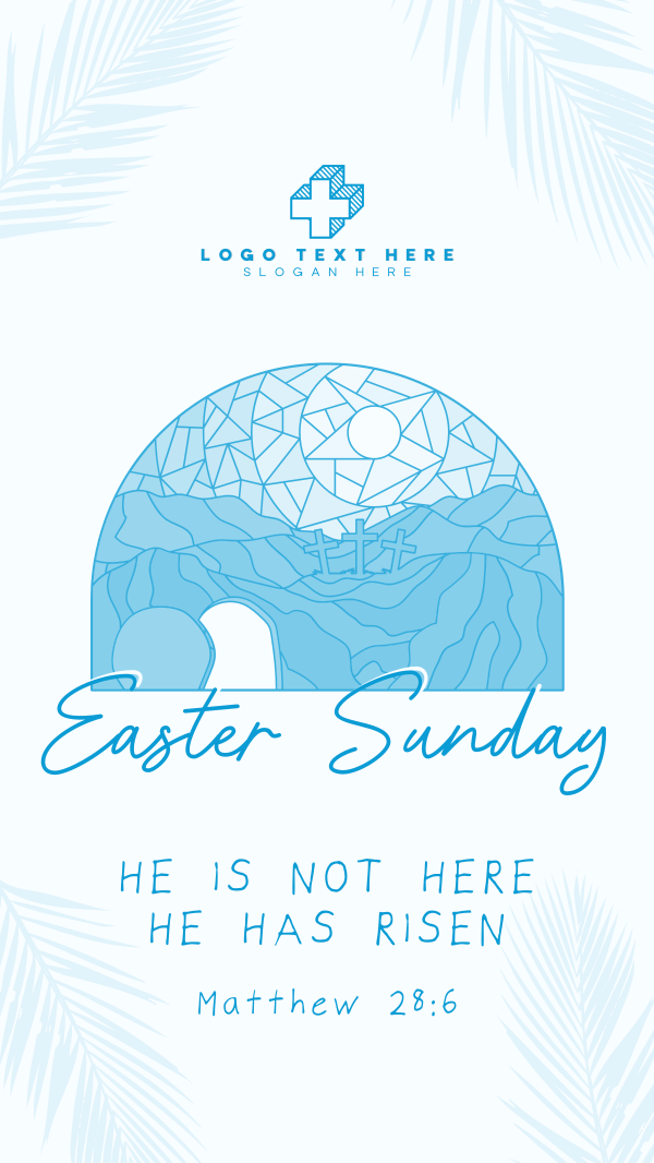 Modern Easter Sunday Instagram Story Design