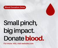 Blood Donation Drive Facebook Post Design