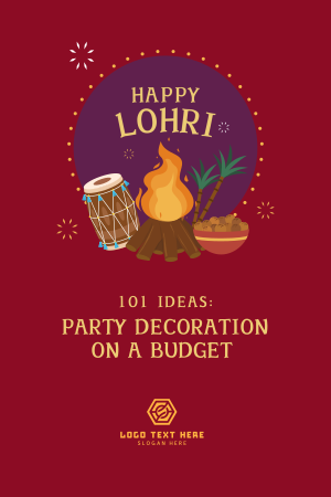 Lohri Party Decoration Pinterest Pin Image Preview