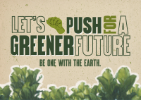 Green Earth Ecology Postcard Design