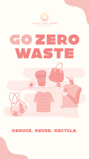 Practice Zero Waste Facebook story Image Preview