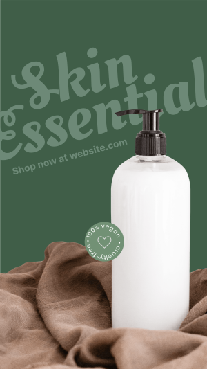 Skin Essential Facebook story Image Preview