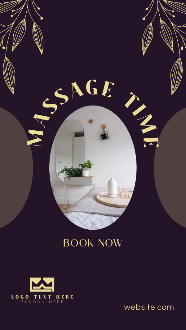 Chic Massage Instagram Story Design Image Preview