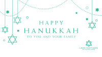 Hanukkah & Stars Facebook event cover Image Preview